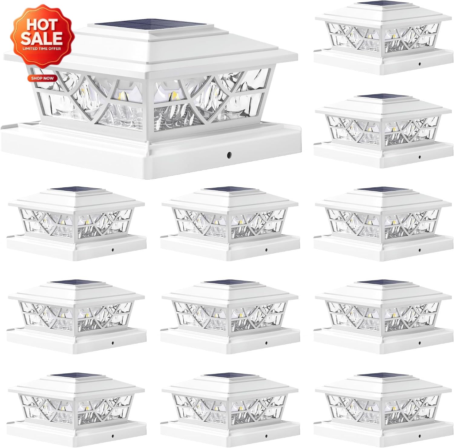 Post Cap Light - 4x4 Post Solar Lights,Solar Post Lights