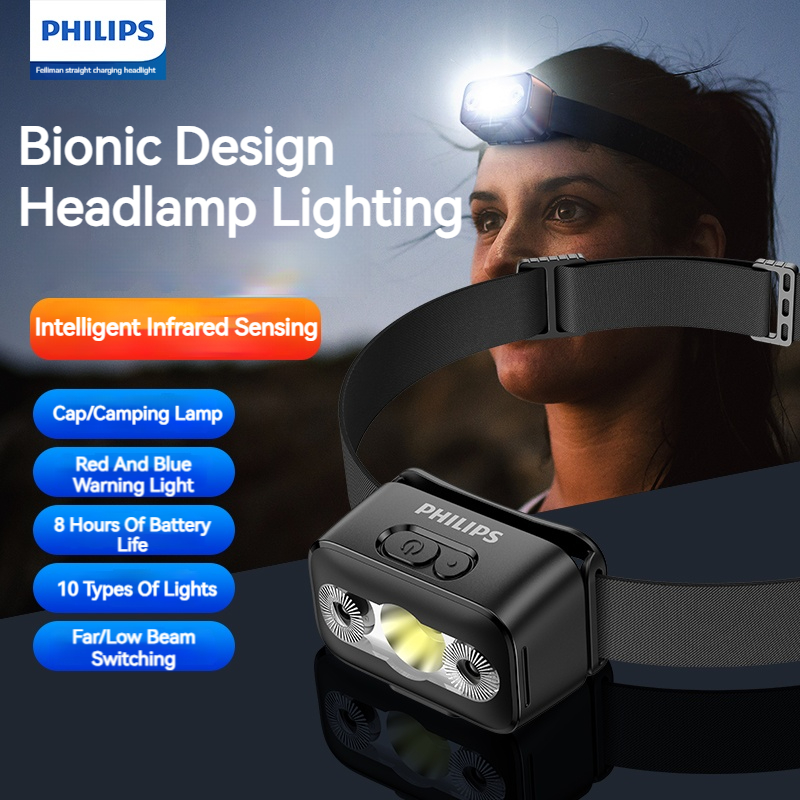 Outdoor Lighting Sensor - Philips LED Headlamp Sensor Head Flashlight
