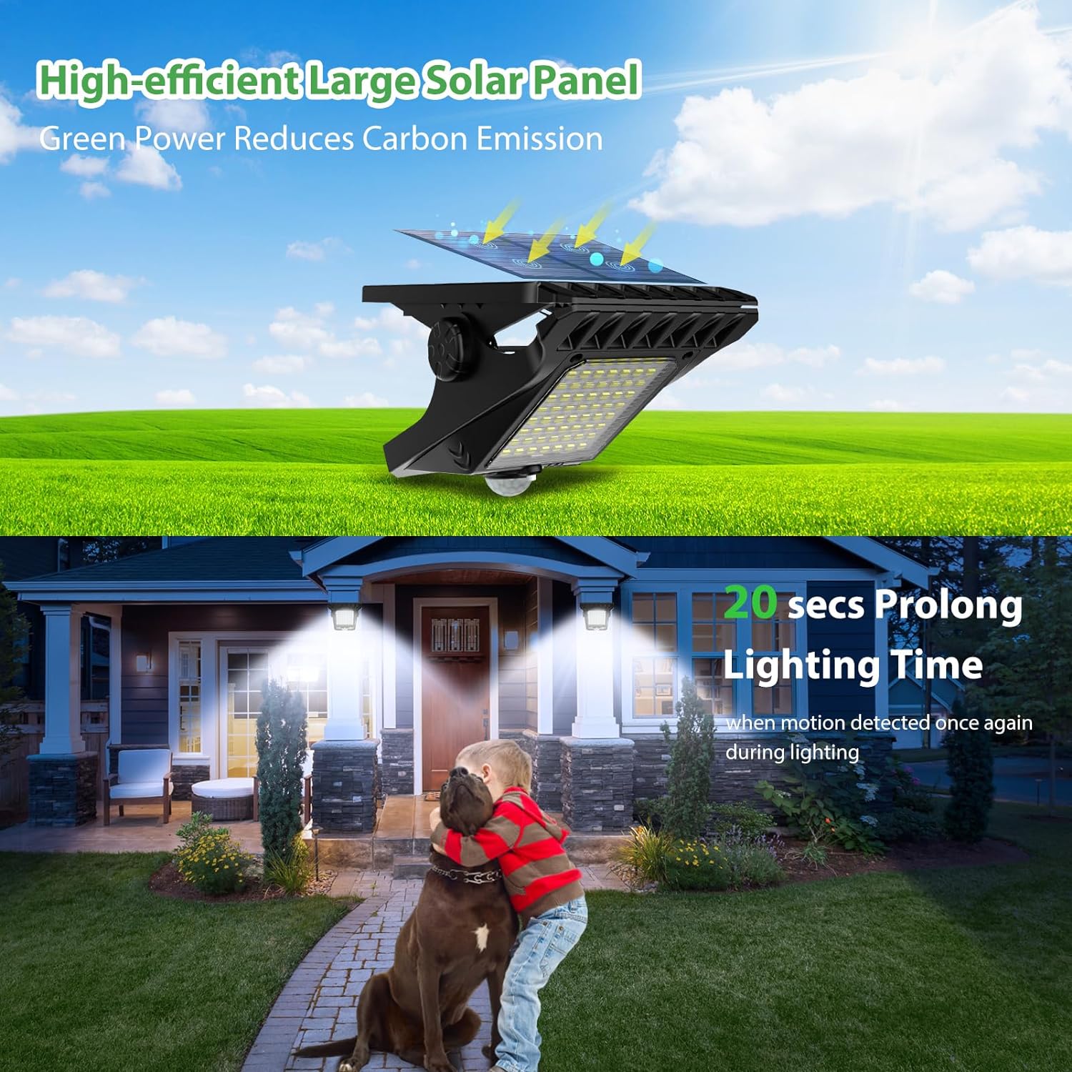 Outdoor Lighting Garage - 45LED Solar Lights Outdoor Clip-on Motion