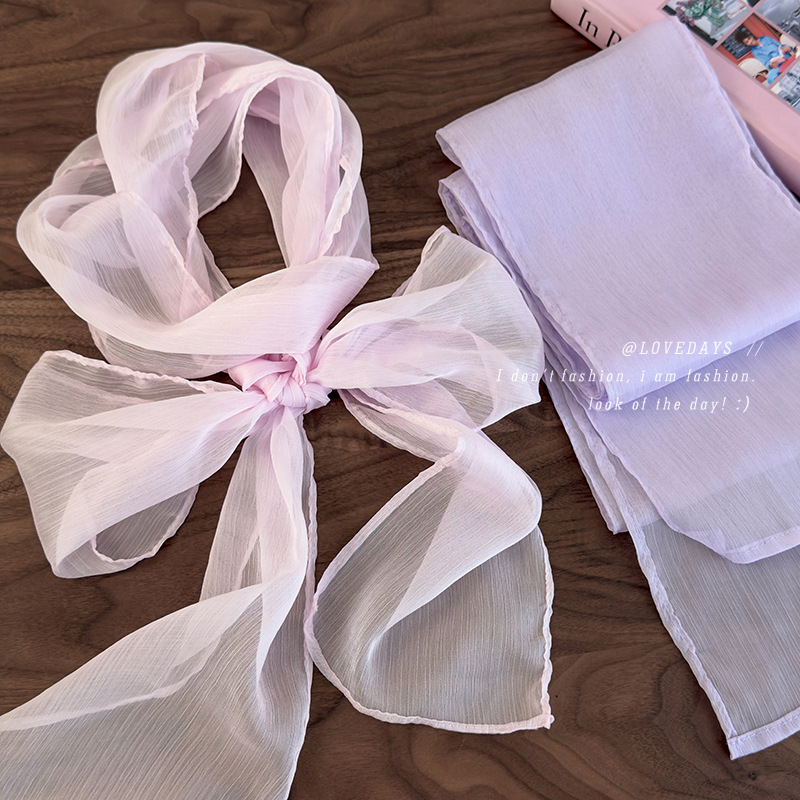 Outdoor Lighting Manufacturers - Silk Like Satin Long Skinny Scarf