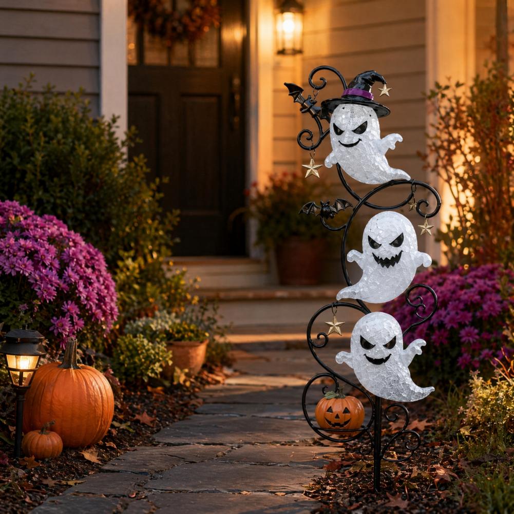 Outdoor Lighting Yard Decoration - Halloween Waterproof LED Ground Lamp, Outdoor
