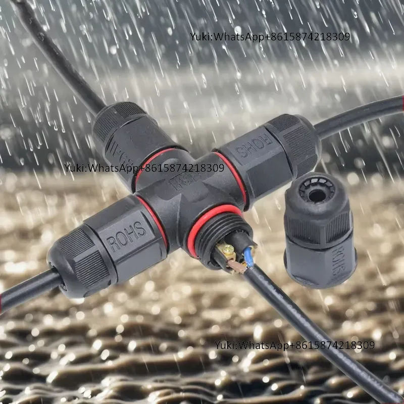 Outdoor Lighting Junction Box - IP68 Waterproof Cable T Tap Electrical