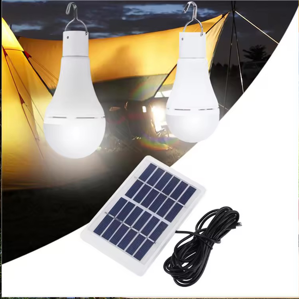 Outdoor Lighting For Front Of House - Solar Light USB Charged Hanging Emergency