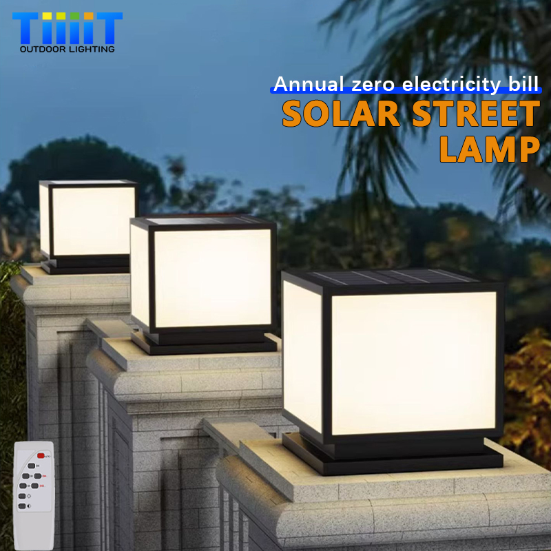 Post Cap Light - Outdoor LED Solar Column Light Waterproof