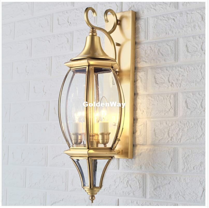 Antique Brass Wall Lamp Outdoo - огляд і ціна Outdoor Lighting Brass