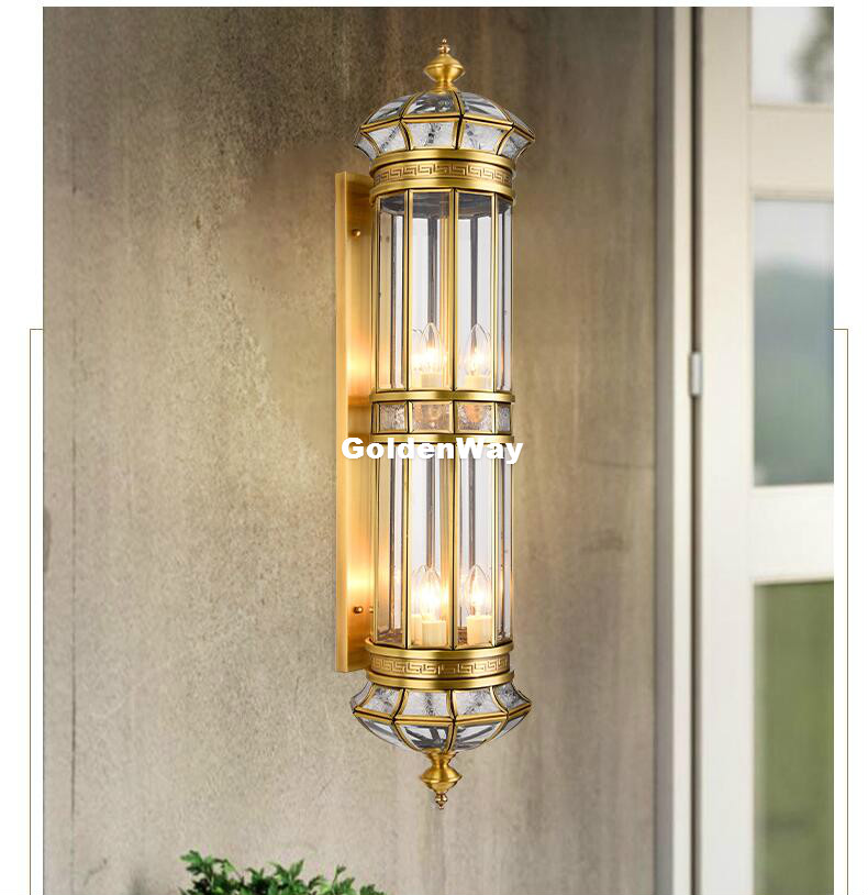 Antique Brass Wall Lamp Outdoo - огляд і ціна Outdoor Lighting Brass