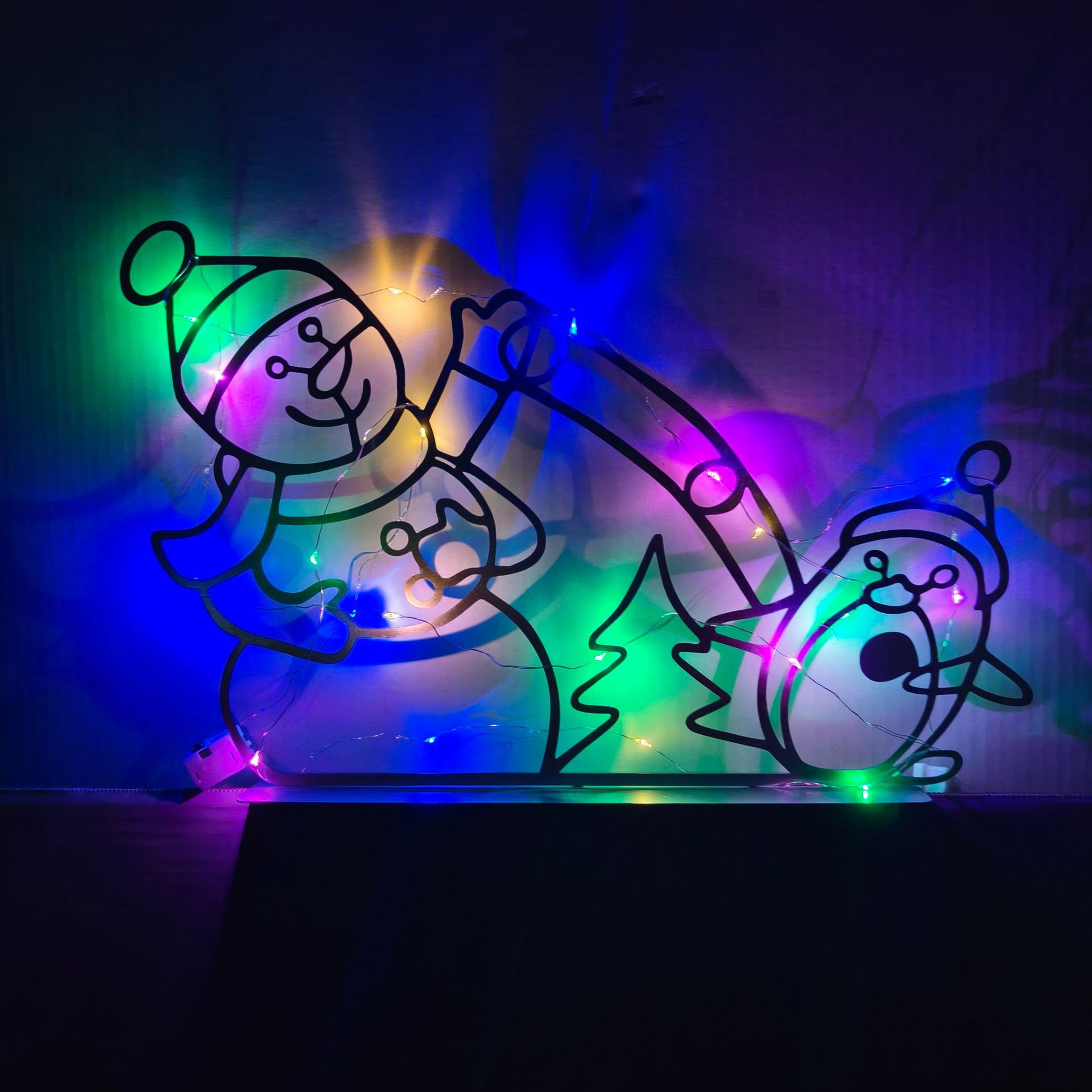 Animated Snowball Light LED Gl - огляд і ціна Outdoor Lighting Yard Decoration