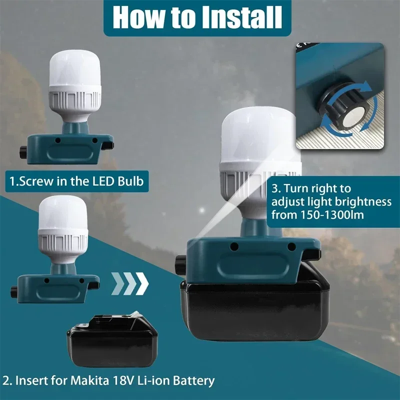 For Makita 18 Volt Li ion Batt - огляд і ціна Outdoor Lighting Volt
