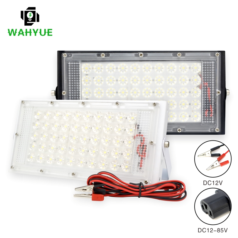 DC 12V-85V 50W Led Flood Light - огляд і ціна Outdoor Lighting Volt