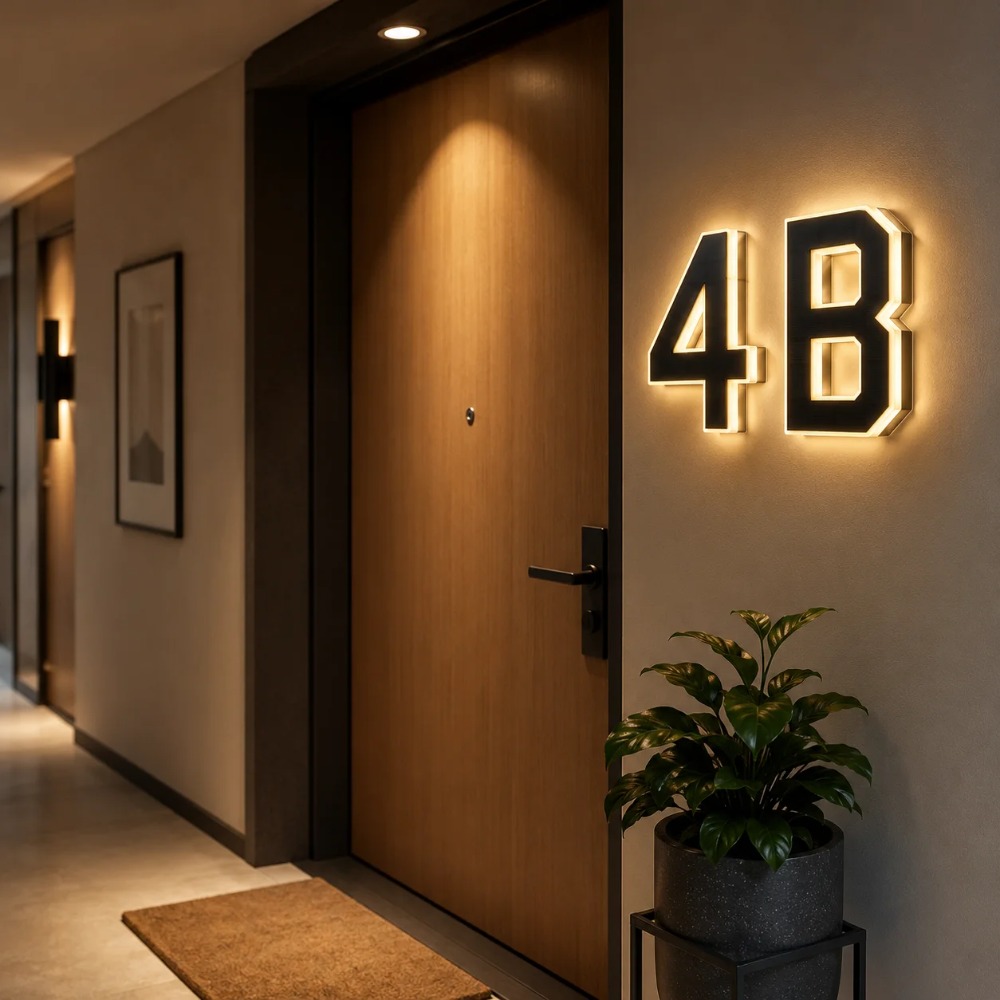 Solar LED House Number Sign Wa - огляд і ціна Outdoor Lighting For Front Of House
