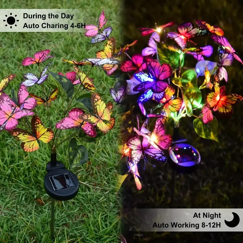 Solar LED Butterfly Garden Lig - огляд і ціна Outdoor Lighting Permanent
