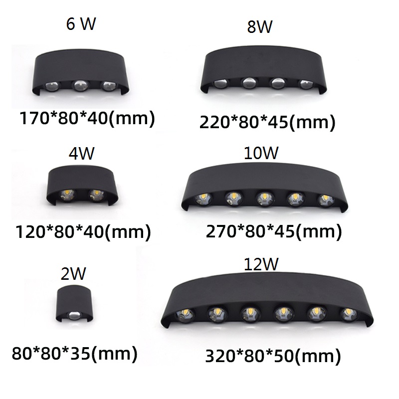 2W 4W 6W 8W 10W 12W LED Wall L - огляд і ціна Xl Outdoor Lighting