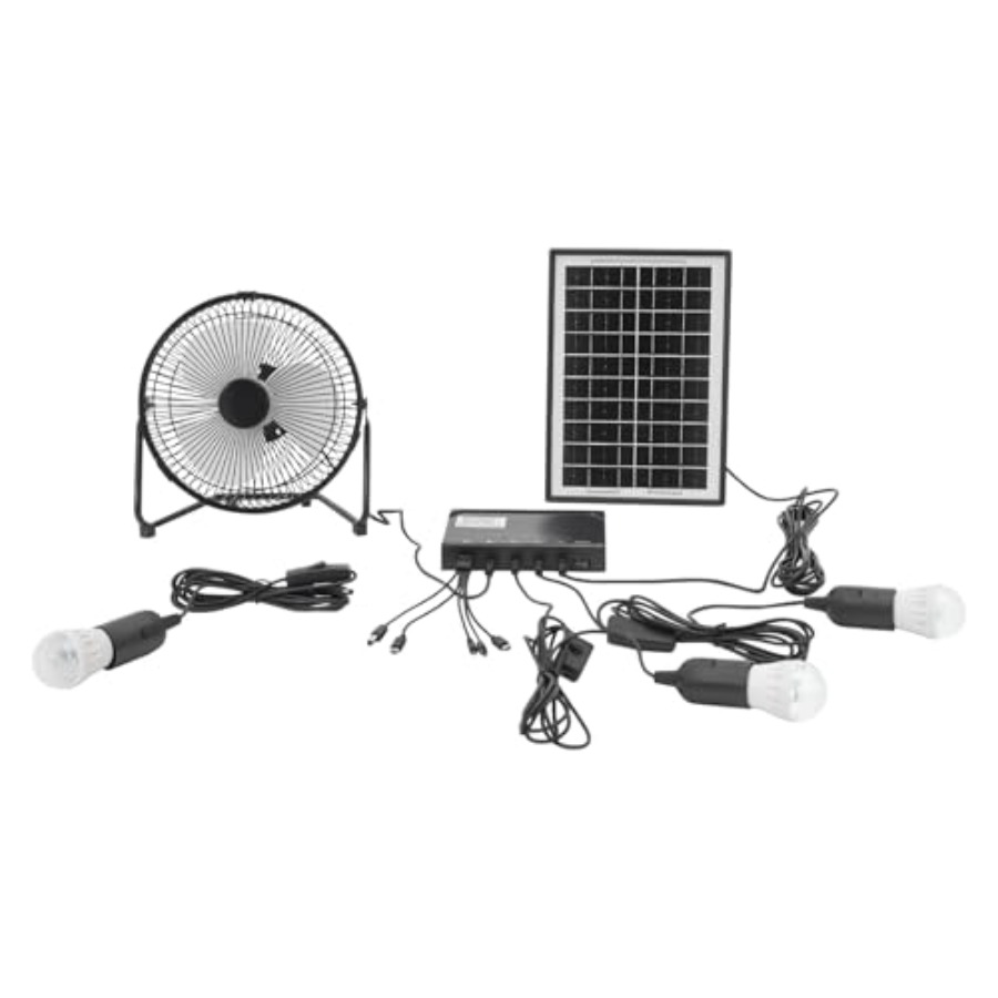 Solar Ceiling Fan Light with B - огляд і ціна Outdoor Lighting Volt