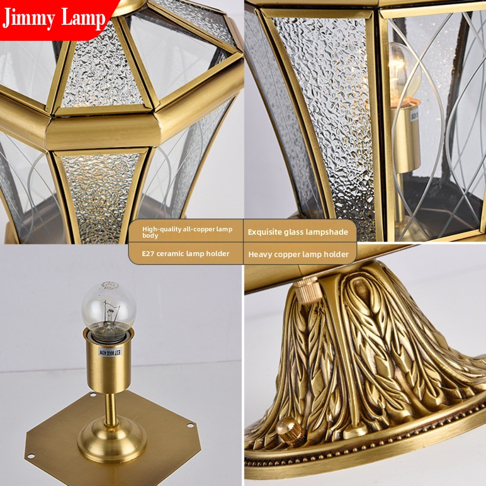 European Style Outdoor Waterpr - огляд і ціна Outdoor Lighting Brass