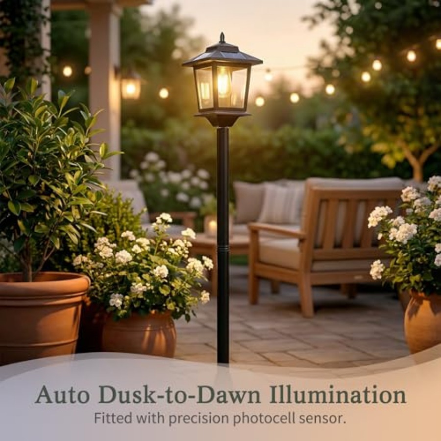 Outdoor Solar Post Lights, 2-P - огляд і ціна Outdoor Lighting For Patio