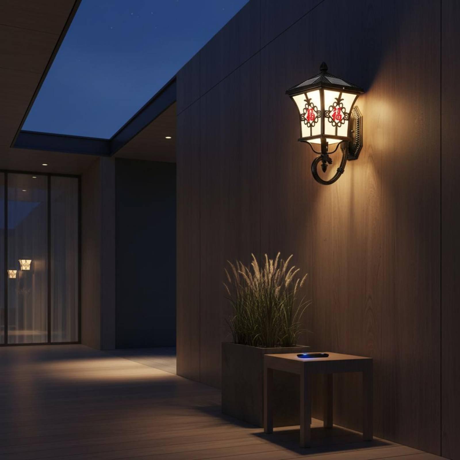 Solar Led Outdoor Wall Lamp El - огляд і ціна Outdoor Lighting For Patio
