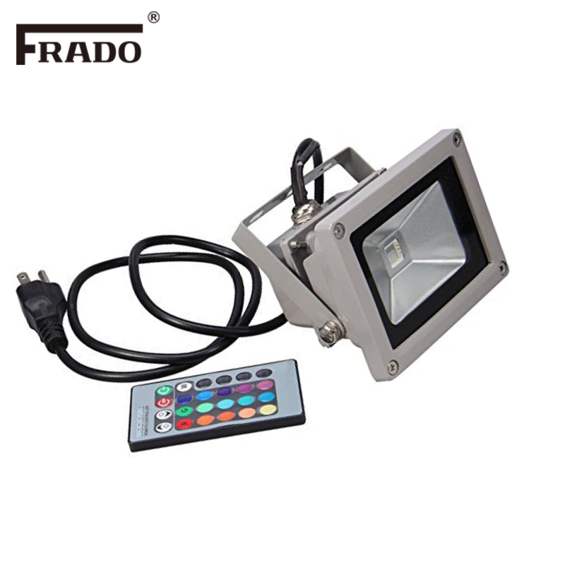 RGB LED Flood Lights 10W LED E - огляд і ціна Outdoor Lighting Uk