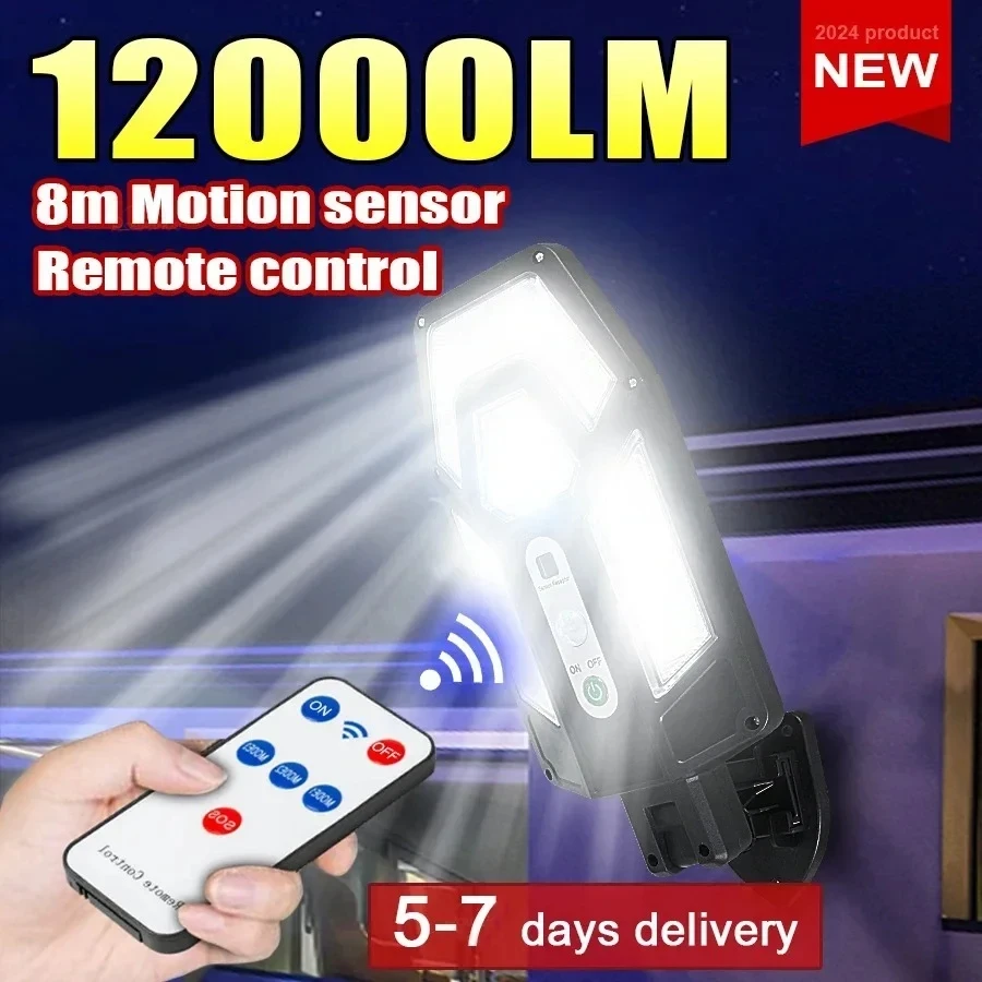 12000LM Powerful Solar Wall La - огляд і ціна Outdoor Lighting Permanent