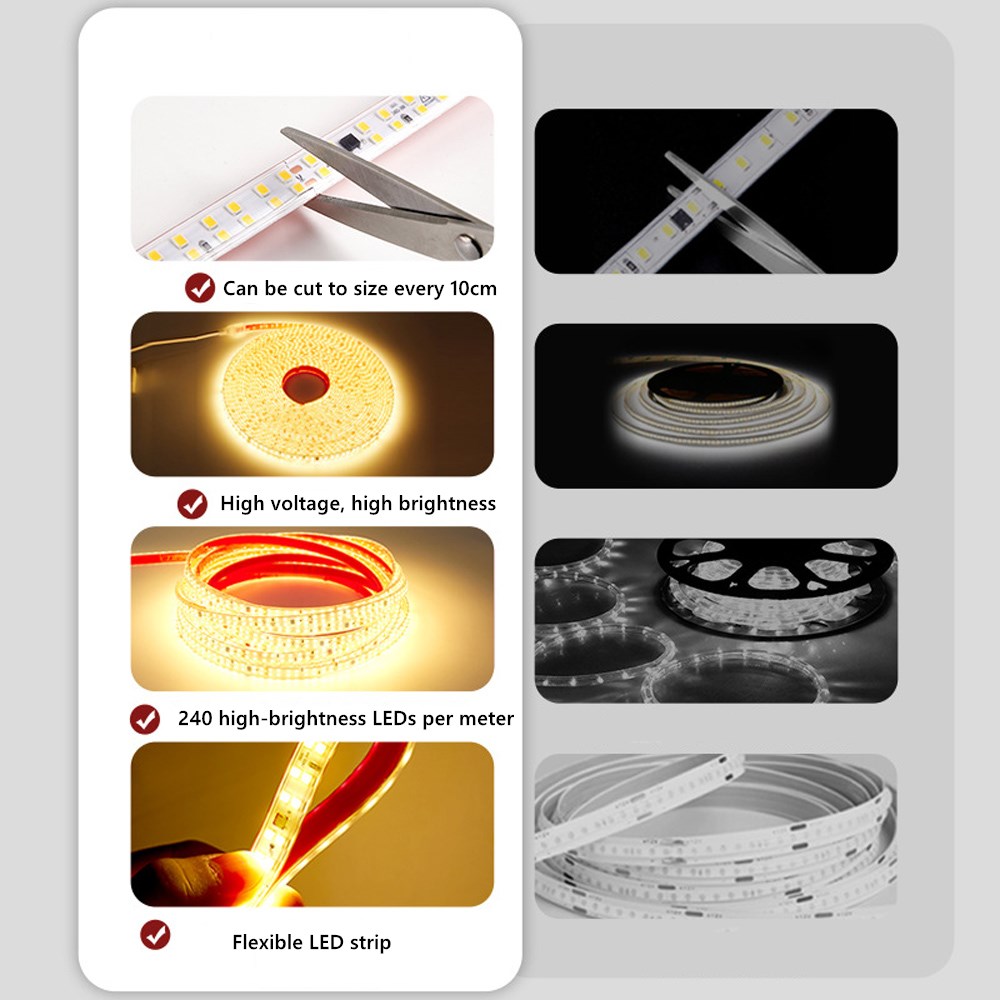 AC Led Strip Light 220V Lamp 2 - огляд і ціна Outdoor Lighting Volt