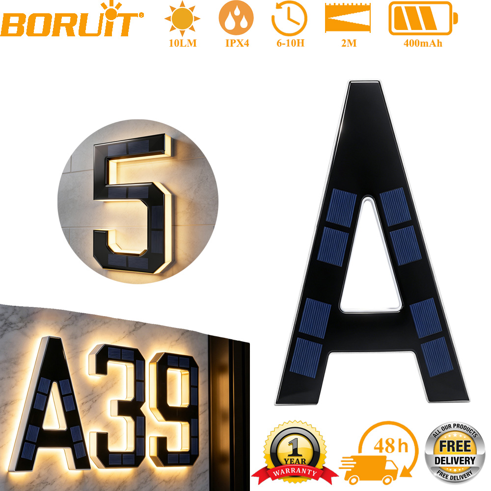12CM Solar House Number Lights - огляд і ціна Outdoor Lighting For Front Of House