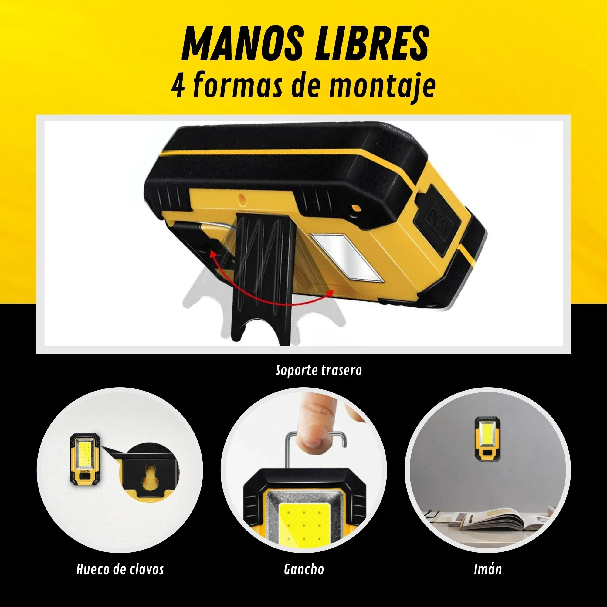 Rechargeable 4000MaH Work Ligh - огляд і ціна Outdoor Lighting Panel