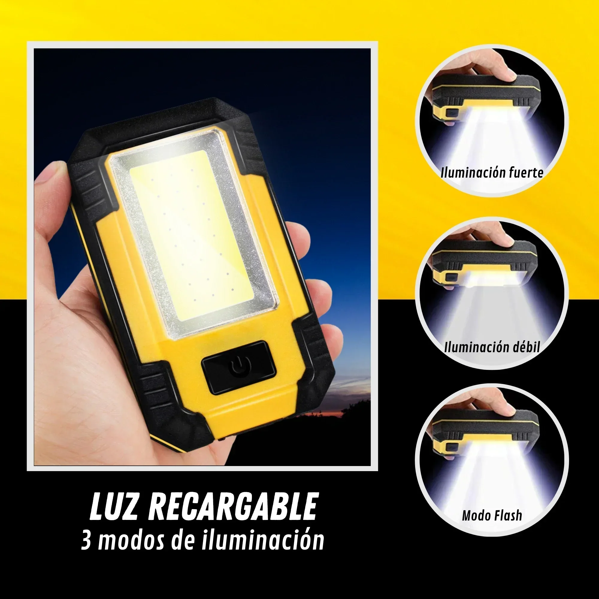 Rechargeable 4000MaH Work Ligh - огляд і ціна Outdoor Lighting Panel