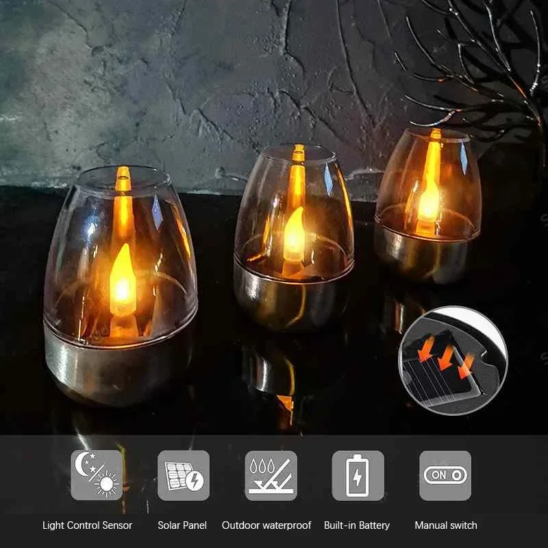 LED Stainless Steel Solar Cand - огляд і ціна Halo Outdoor Lighting