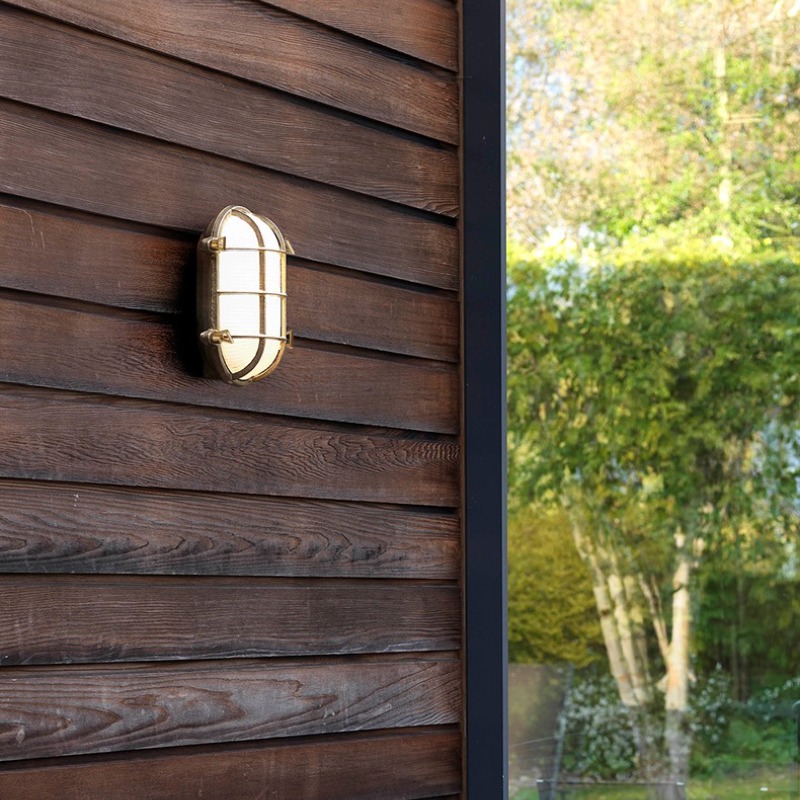 Minimalist Brass Glass Wall La - огляд і ціна Outdoor Lighting Brass