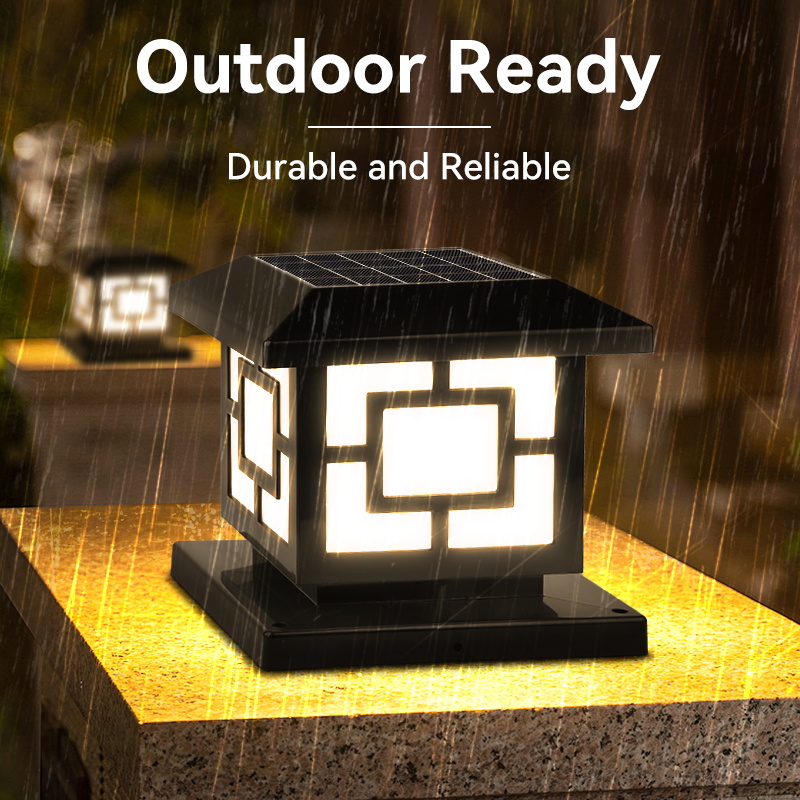 Solar Lights LED Waterproof Ou - огляд і ціна Post Cap Light