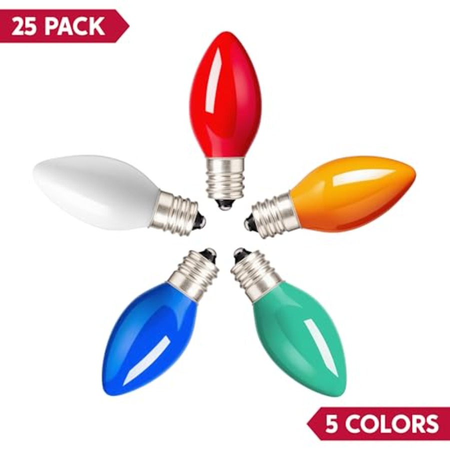 25 Pack Replacement Light Bulb - огляд і ціна Outdoor Lighting Volt