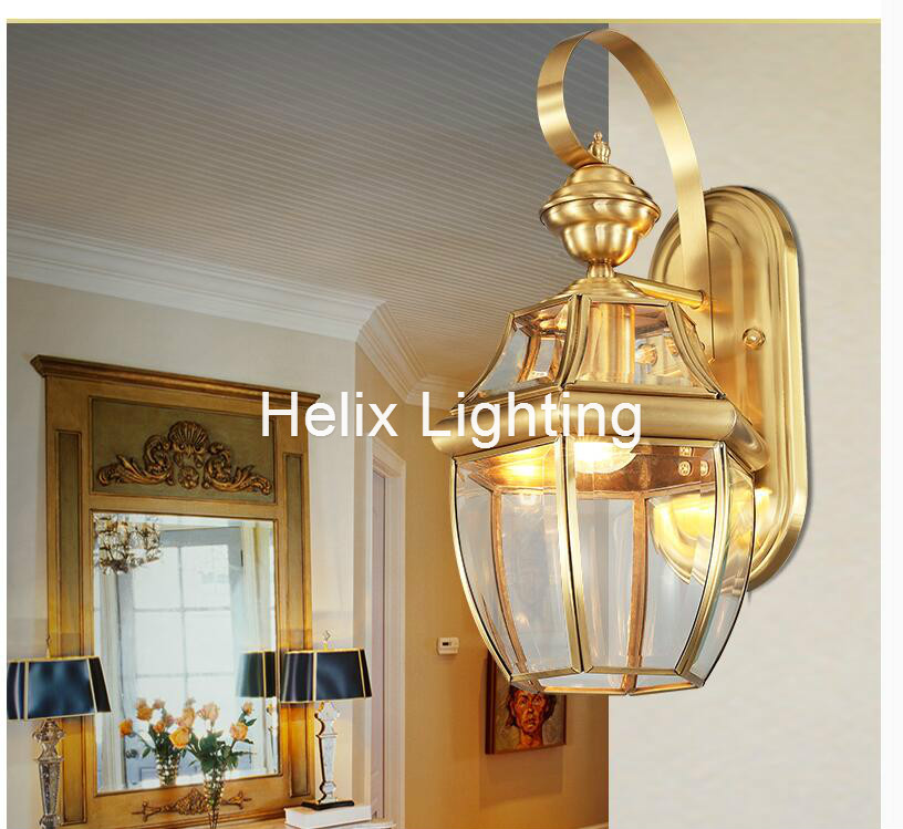 Free Shipping Antique Brass Wa - огляд і ціна Outdoor Lighting Brass