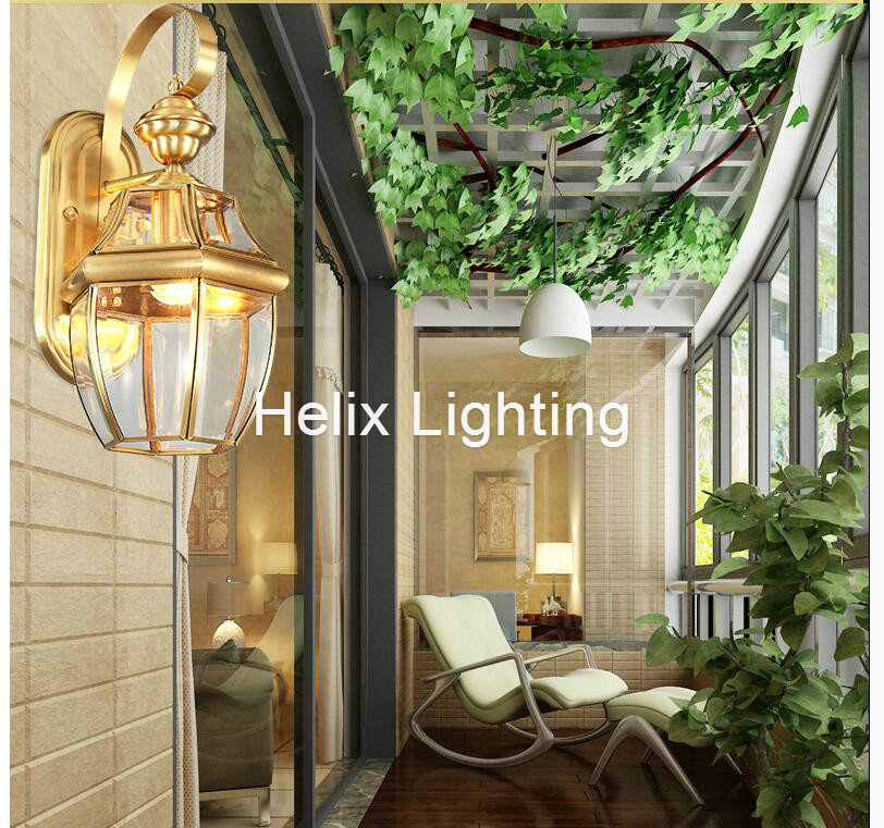 Free Shipping Antique Brass Wa - огляд і ціна Outdoor Lighting Brass
