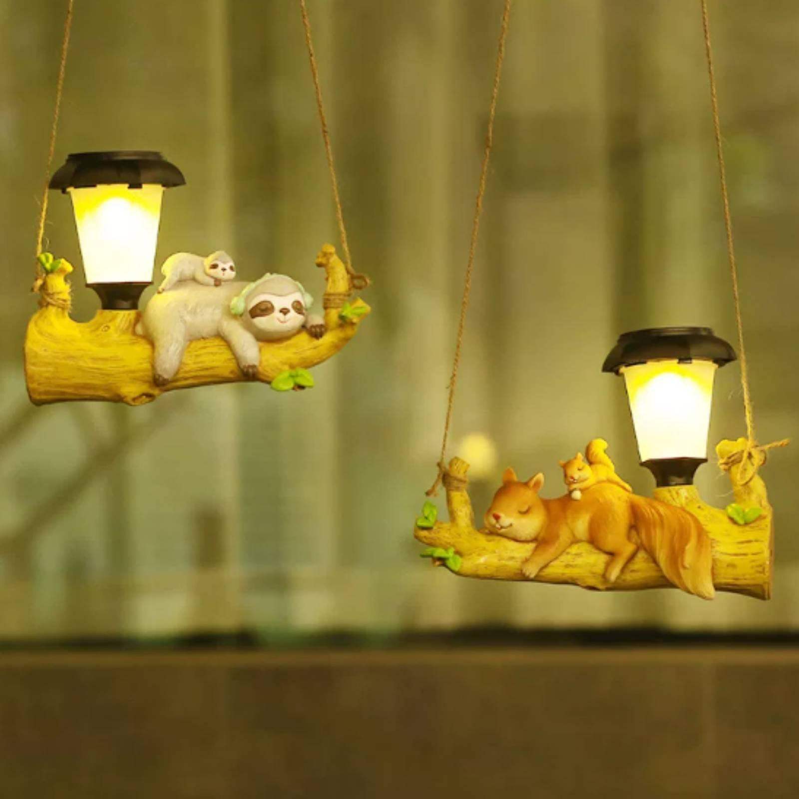 Resin Solar Outdoor Hanging Li - огляд і ціна Outdoor Lighting Yard Decoration