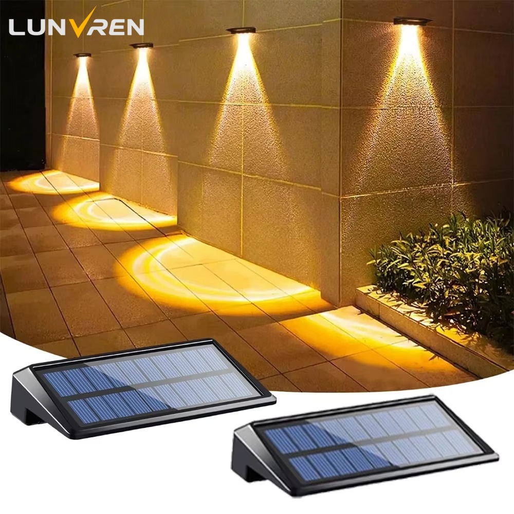 2 Pack Solar Wall Lights 4 LED - огляд і ціна Post Cap Light