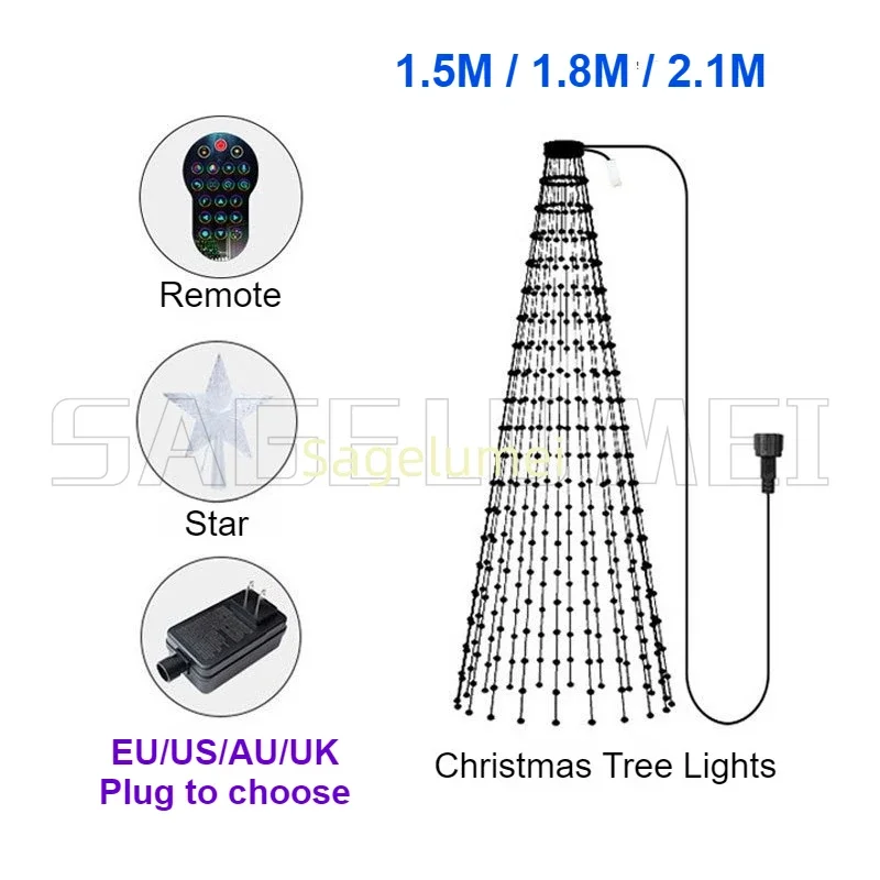 RGBIC 400LEDs Christmas Lights - огляд і ціна Outdoor Lighting Uk