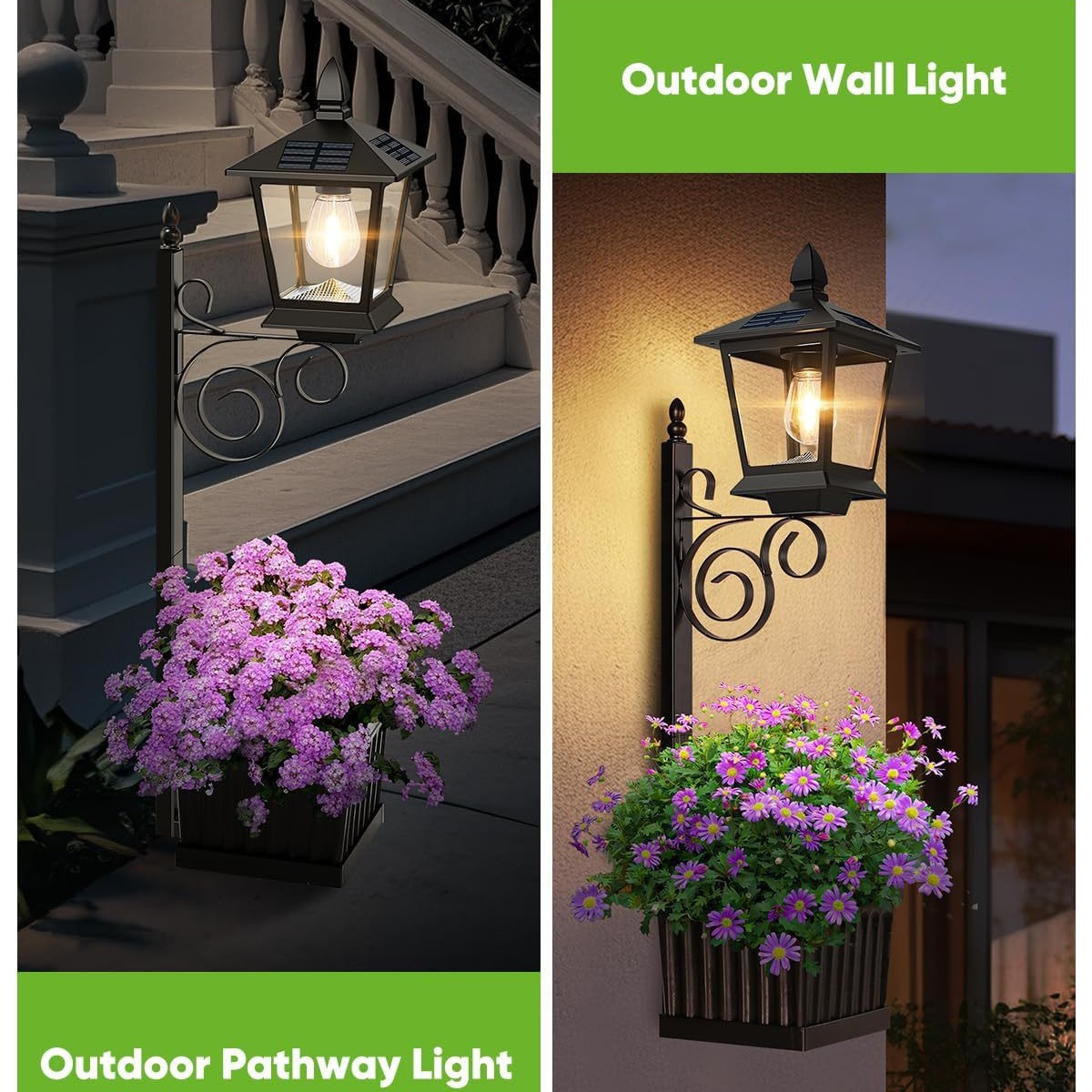 2 in 1 Solar Planter Lamp Wate - огляд і ціна Outdoor Lighting For Patio