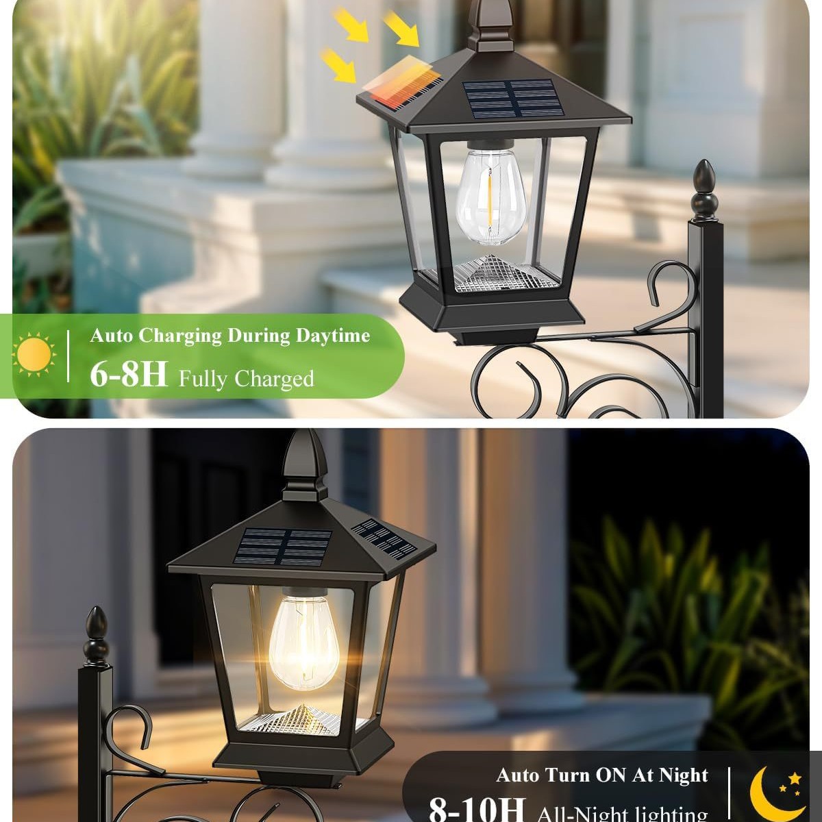 2 in 1 Solar Planter Lamp Wate - огляд і ціна Outdoor Lighting For Patio