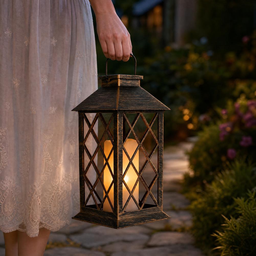 Retro Solar Lantern, Outdoor S - огляд і ціна Outdoor Lighting Yard Decoration