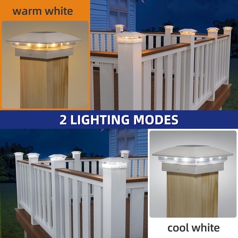 4 Pack Solar Post Cap Lights O - огляд і ціна Post Cap Light