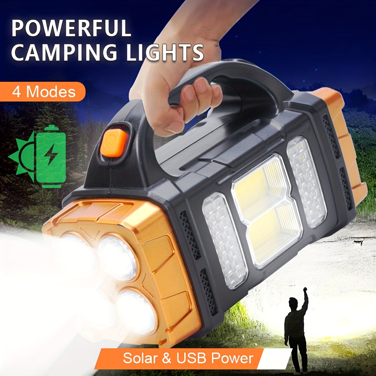 New Upgrade Rechargeable High  - огляд і ціна Outdoor Lighting Permanent