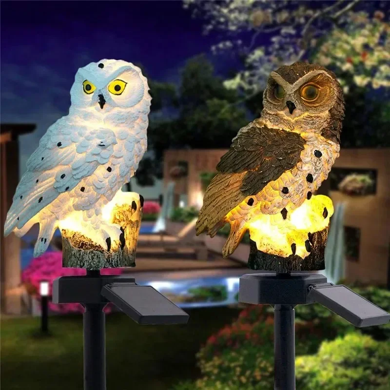 Solar Owl Statue Garden Light  - огляд і ціна Outdoor Lighting Permanent