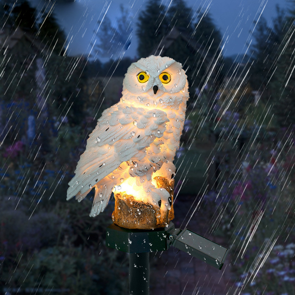Solar Owl Statue Garden Light  - огляд і ціна Outdoor Lighting Permanent