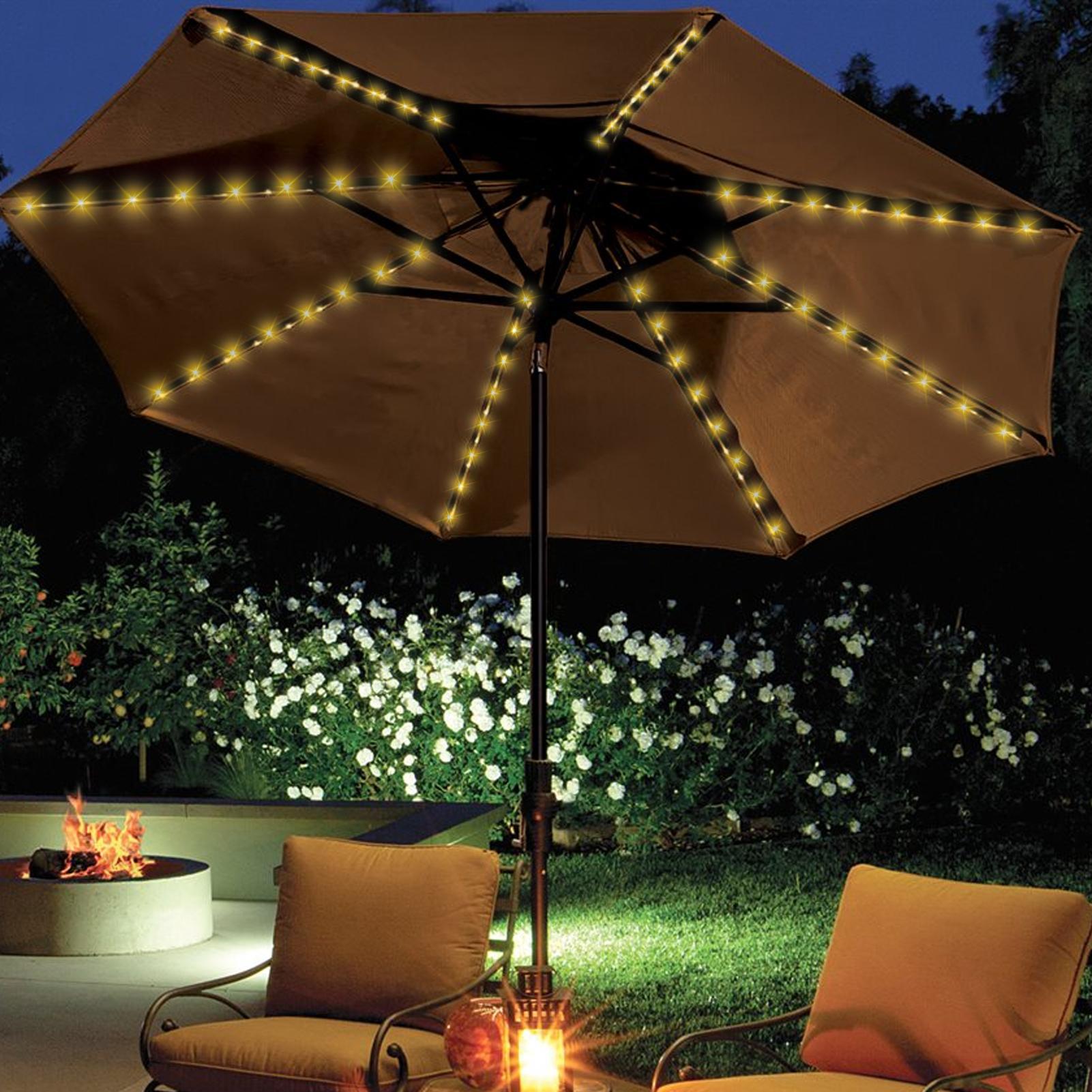 Solar Umbrella String Light 10 - огляд і ціна Halo Outdoor Lighting