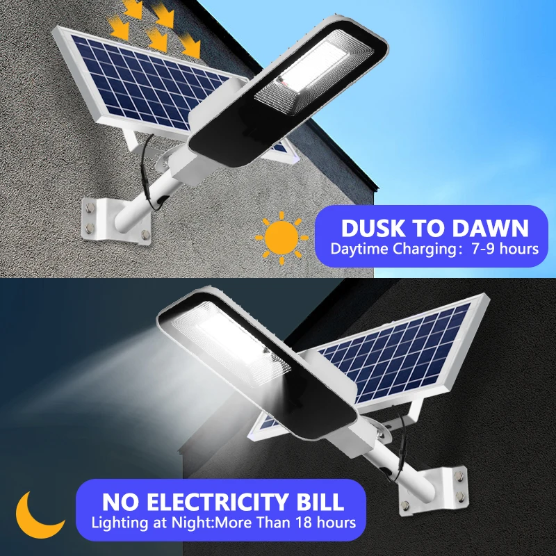 200W Powerful Solar Light Outd - огляд і ціна Outdoor Lighting Garage