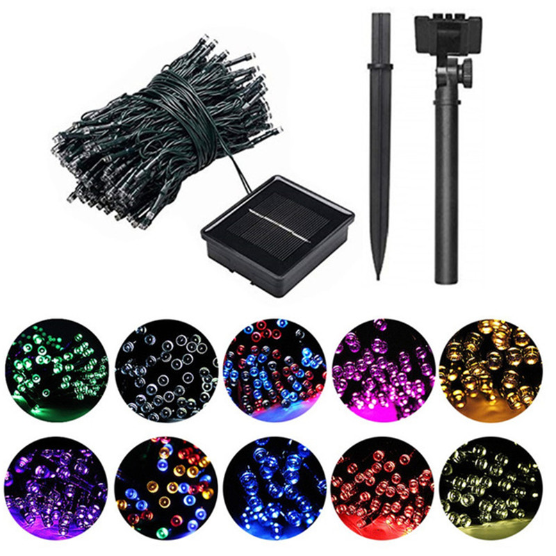 50/100/200 Led Solar Fairy Lig - огляд і ціна Outdoor Lighting For Front Of House