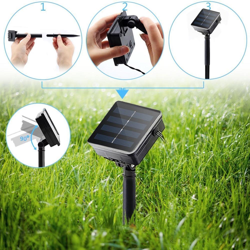 50/100/200 Led Solar Fairy Lig - огляд і ціна Outdoor Lighting For Front Of House