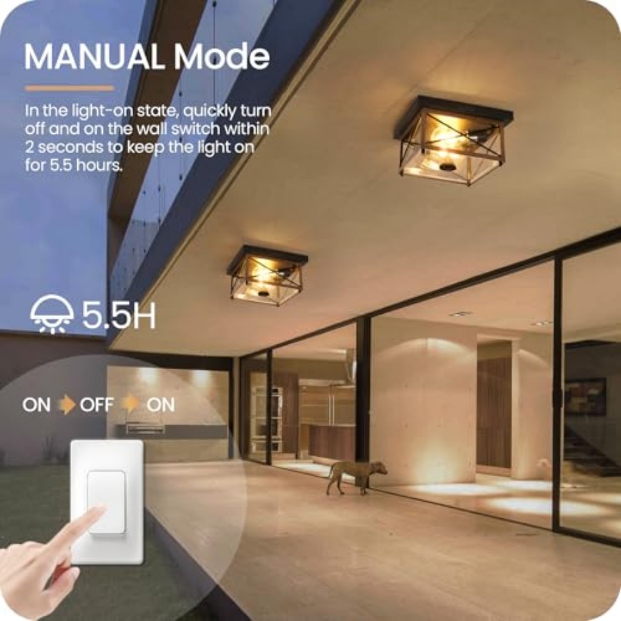 Outdoor Ceiling Light with Mot - огляд і ціна Outdoor Lighting Sensor