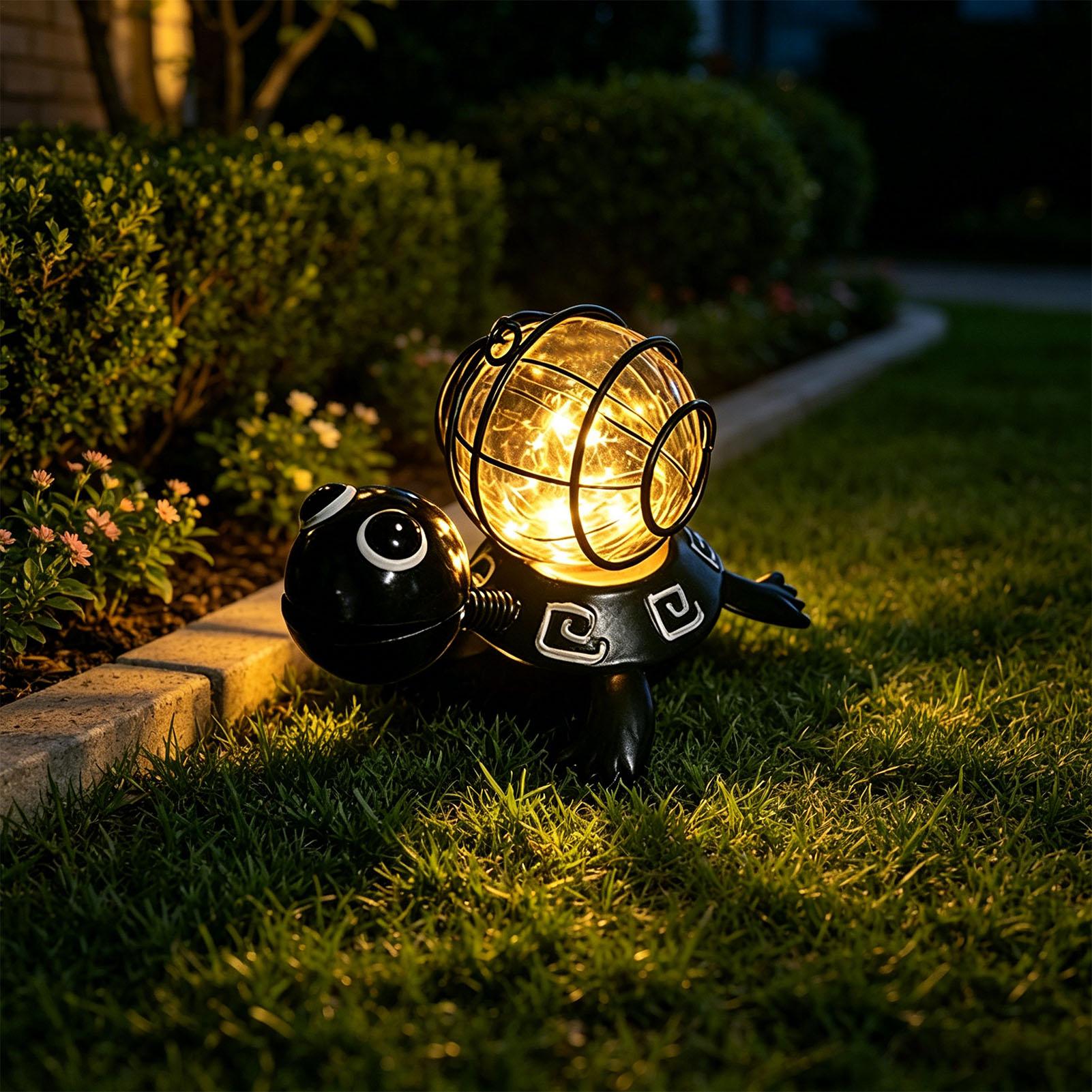 Turtle Solar Lights Outdoor Ga - огляд і ціна Outdoor Lighting Yard Decoration