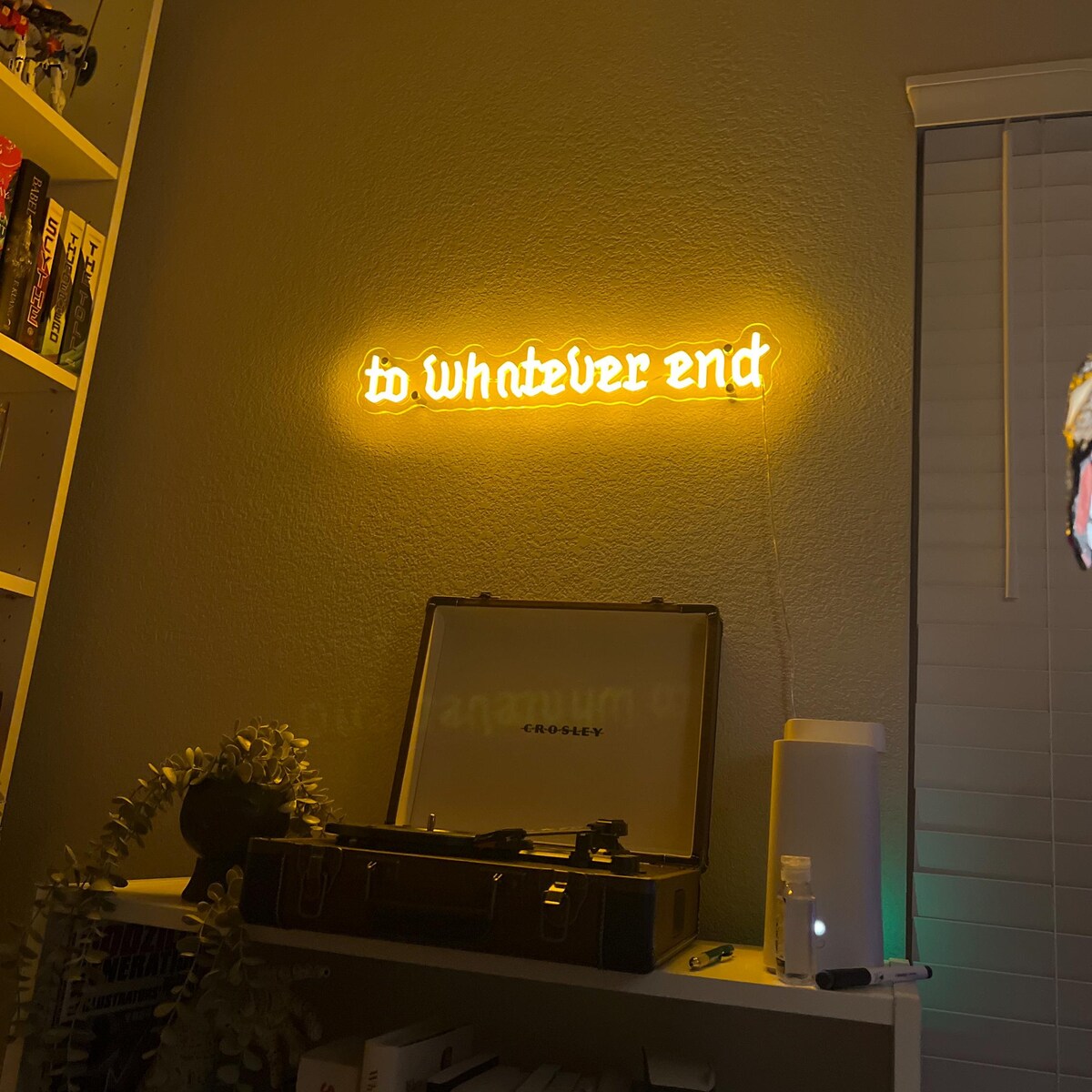 To Whatever End Neon Sign: ACO - огляд і ціна Outdoor Lighting Quotes