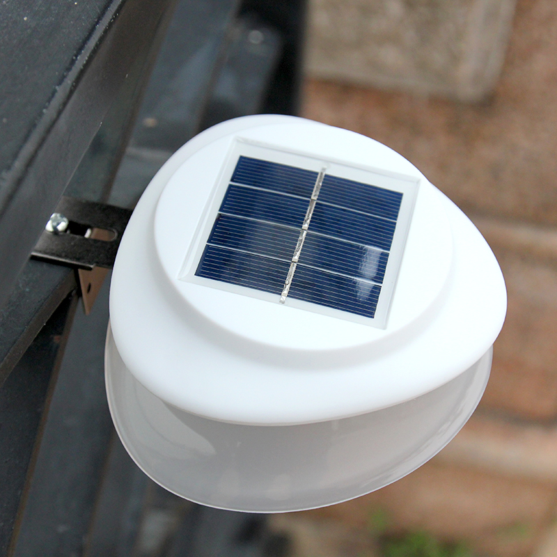 9 LED UFO Solar Street Lights  - огляд і ціна Post Cap Light